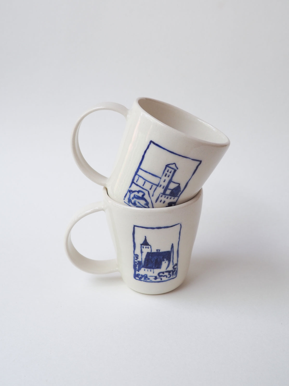 Cup Diptych 'Castles’