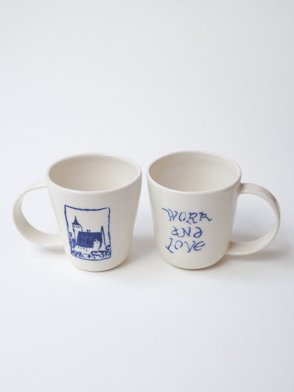 Cup Diptych 'Castles’