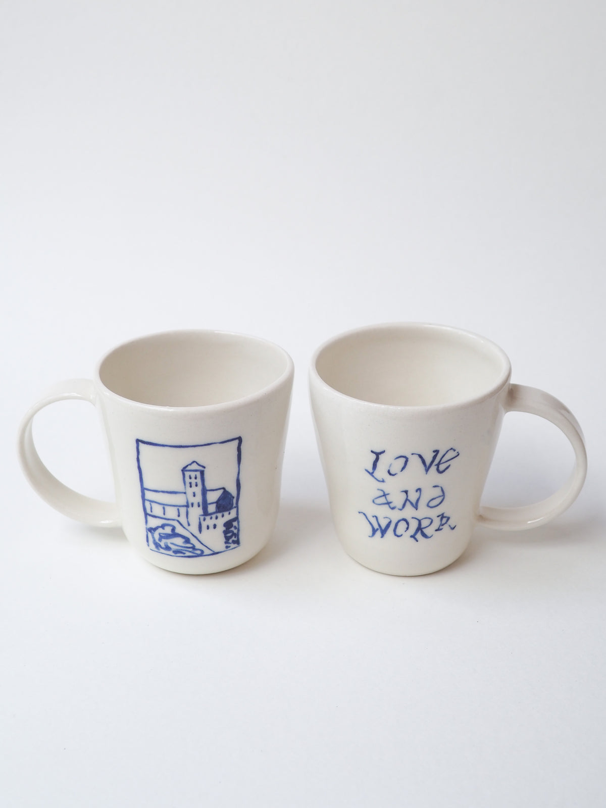 Cup Diptych 'Castles’