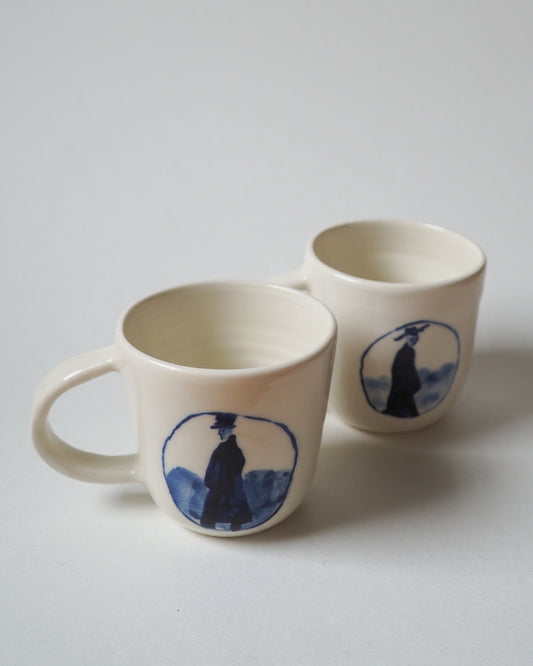 Cup Diptych 'In Red'