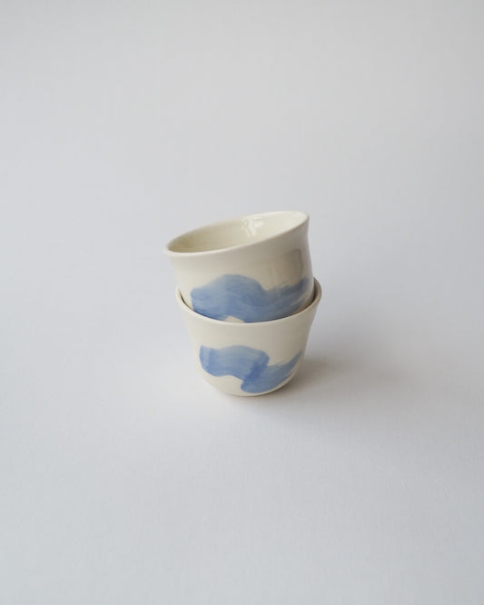 Pair of Brushes Espresso Cups
