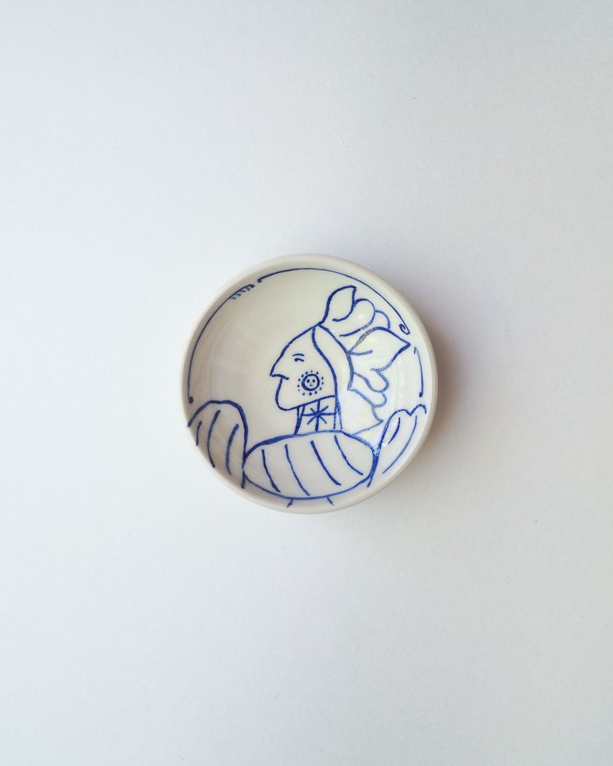 Tiny Plate 'Manises Knight'