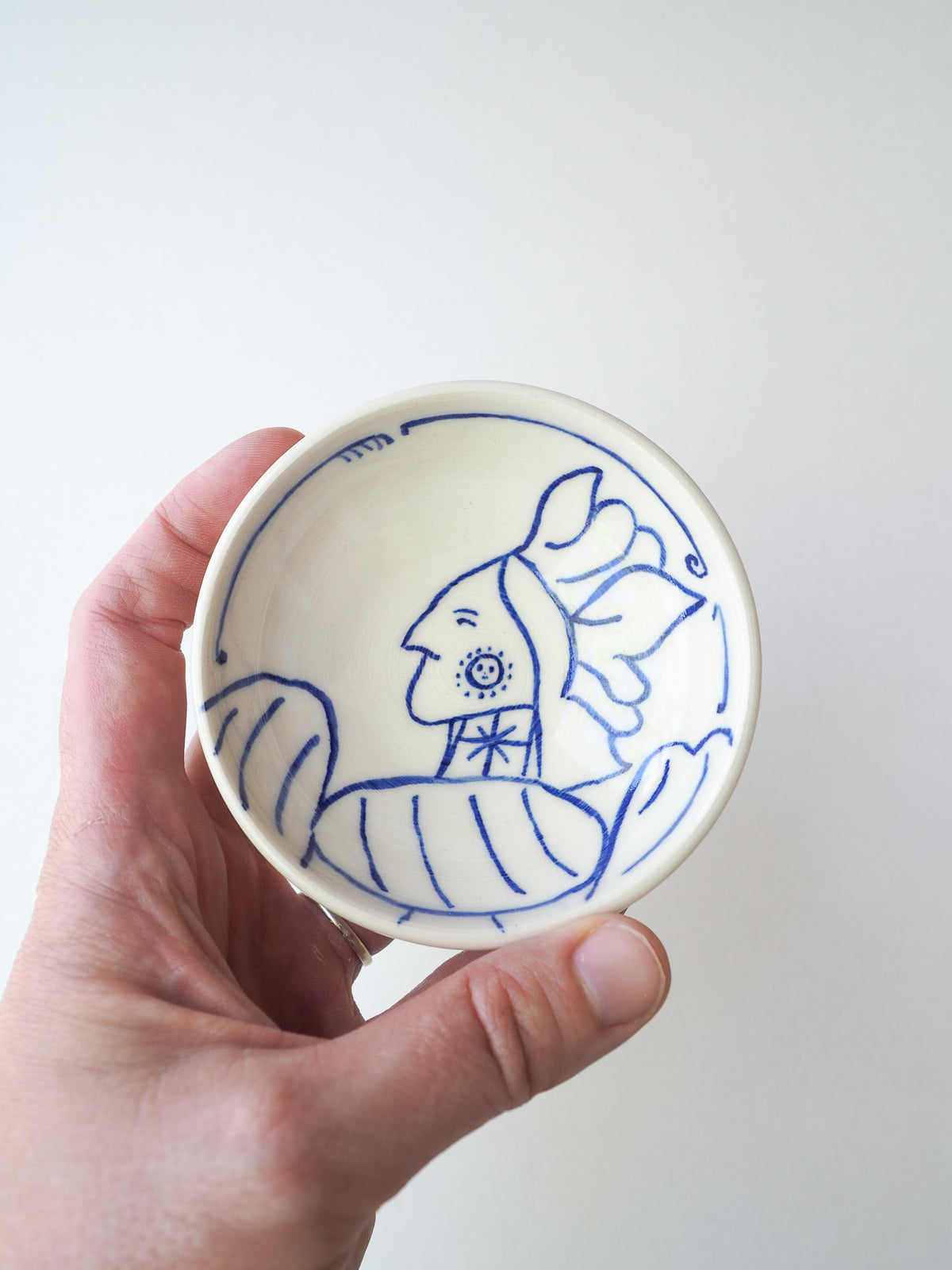 Tiny Plate 'Manises Knight'