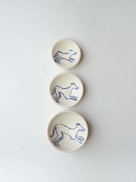 Tiny Plate Trio 'Hounds'